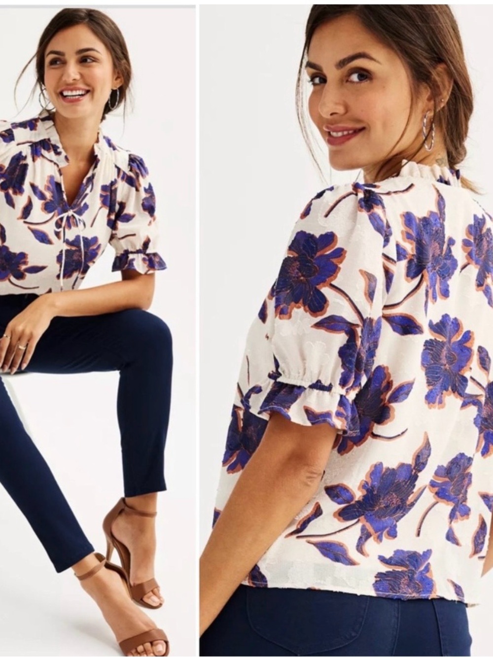 Draper James RSVP floral shirt size XXL